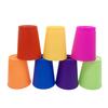 Danza de la Taza Performance Especial Taza Rápida Apilamiento de Vasos Plástico Antideslizante Color Sólido Niños de Primaria Jardín de Infancia Juego Anticaída Taza de Ritmo