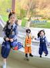 Conjunto de tres piezas JK de Conejo Policía de Dibujos Animados y Grulla para Niña Primavera y Otoño Traje de Zorro para Niño Zootopia