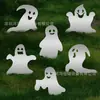 2027 Campo de Calabazas de Halloween Parche Metálico Estampado Patchwork Gigante Señal para Jardín Decoraciones para Jardín Exterior
