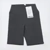 Ropa de Yoga Pantalones de Cinco Puntos Nylon para Mujer Deportivos Cintura Alta Levanta Glúteos Sin Vergüenza Pantalones Cortos Base para Montar No Ajustados