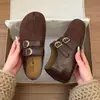 Zapatos Birkenstock Estilo Coreano para Mujer 2026 Otoño Nuevos Zapatos Mary Jane Punta Redonda Correa de Doble Hebilla Zapatos Individuales Juveniles Versátiles Casuales