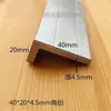 Ángulo Desigual de Aluminio Aleación de Aluminio Ángulo de Aluminio Forma de L Triángulo de Aluminio Ángulo Recto de 90 Grados Perfil de Aluminio Esquina de Aluminio Perfil de Aluminio 6063 2030