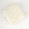 Dopamina Pana Floral Acolchado Hogar Portátil Gran Capacidad Cuadrado Pequeño Bolsa para la Menstruación Bolsa de Cosméticos
