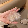 Aretes de botón de árbol de Navidad de circón colorido de lujo ligero europeo y americano transfronterizo con diamantes completos, diseño de nicho femenino, aretes exquisitos para niña