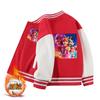 Roupas Infantis Meninos Jaqueta de Uniforme de Baseball de Inverno 2025 Nova Veludo para Meninos Média e Grande Inverno Infantil Tendência Outono e Inverno Infantil