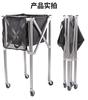 Carrito de tenis plegable de aleación de aluminio Carrito de tenis portátil móvil