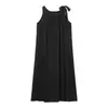 Vestido Chaleco sin Mangas para Niños Verano Nuevo Popular en Internet de Alta Gama sin Espalda Vestido Largo para Vacaciones en la Playa