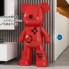 Estatueta de Urso Violento Desenho Animado Sala de Estar Gabinete de TV Gabinete de Vinho Sofá Grande Decoração de Chão Presente de Inauguração