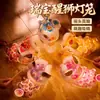 Linterna Ruibao Paquete de Materiales Hechos a Mano DIY Niños Hacen Linterna de Flor Brillante de Mano Juguete de Danza del León