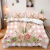 Juego de Cama de Tres Piezas Shein Temu Serie Pascua 3 Juego de Cama Decorativo de Tres Piezas Se Puede Emitir Jit