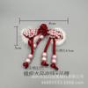 Botas de Neve da Dinastia Han, Fivelas de Prato de Flor, Roupas de Saudações de Ano Novo de Cabelo de Vison, Fivelas de Prato Festivas Vermelhas Chinesas, Botões de Roupa Infantil de Natal