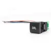 Adequado para Toyota Corolla Camry rav4 Prado DRL farol de neblina radar botão de interruptor LED de energia modificado