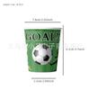 Amazon Tema de Copa do Mundo de Futebol Festa de Aniversário Louça Prato de Papel Copo de Papel Banner Toalha de Mesa Suprimentos para Decoração de Festa