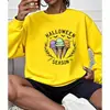 Moletom com Gola Redonda Temático de Halloween Adequado para Plataformas de E-commerce de Exportação Transfronteiriça com Estampa para Venda no Atacado de Peça Única