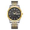 Reloj de nicho de diseño simple y atmosférico estilo coreano resistente al agua para hombre Reloj de cuarzo de alta gama para combinar con todo para hombre