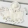 Meias Novas Femininas para Primavera e Verão Meias Brancas Bordadas Femininas Anti-Pilling Meias Esportivas Cano Curto Respiráveis Modernas Meias de Algodão Cano Curto para Mulheres