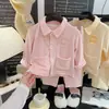 Conjunto Novo de Homewear Outono e Inverno para Crianças Médias e Grandes Conjunto de Pijama para Meninas Roupa Íntima Quente para Meninas Roupa Externa para Meninos Espessada