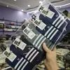 Calcetines de cachemir de doble puntada para hombre y mujer de invierno, calcetines de tubo de moda para mujer con rayas marrones y encaje, calcetines de algodón de cachemir hipoalergénicos para hombre de negocios