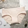 Nueva ropa interior japonesa simple de algodón sin costuras para mujer, algodón cadera cintura sexy calzones para mujer una generación de cabello