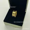 Anel Assinatura Versão Alta Fanjia Anel Kaleidoscópio Anel Banhado a Ouro Rosa 18K Para Homens e Mulheres Anel Atacado