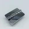 Bisagra HL009-1 cromo brillante con tornillos, bisagra para gabinete eléctrico, bisagra para puerta de gabinete, bisagra para caja de distribución