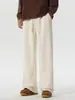 Pantalones Casuales de Primavera Rectos de Pierna Ancha de Moda Estilo Americano Jianheng para Hombre, Pantalones Deportivos Largos con Capas Laterales con Caída a la Moda para Mujer