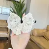 Laço de Renda Branco Anel de Cabelo para Intestino Grosso Cobertura Dupla de Couro Corda de Cabelo Estilo Mori Estilo Coreano Corda de Cabelo de Nicho Acessórios de Cabelo