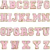 Bordado 3D Colorido 26 Letras Autoadesivos Pequenos Remendos de Tecido Transfronteiriços DIY Roupas Mochila Chapéu Remendos