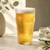 Vaso de cerveza de alta transparencia de 600 ml, elegante vaso de plástico para jugos para hoteles, vaso de pinta nuevo y engrosado al por mayor