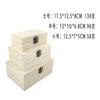 Caja de Madera Puntual Caja de Paulownia Caja de Madera Rectangular DIY Hogar Paulownia Color Original Caja de Madera Pintada Se Puede Imprimir con Logo