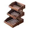 Estante de Almacenamiento de Verduras para Encimera de Cocina, Cesta de Verduras de Mesa, Estante de Verduras para Estufa, Cesta de Almacenamiento de Frutas y Verduras de Múltiples Capas