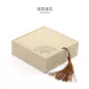 Caja de Regalo Caja Vacía Cuadrada Rectangular Antigua China Joyería Collar Bolsita Abanico Caja de Embalaje