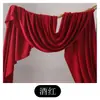 Envio no mesmo diaTecido para teto de casamento tecido de seda de leite tecido elástico decoração de casamento branca cortina de fundo de palco