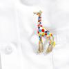 Broche Accesorios para Mujer Pin de Ramillete Jirafa Lindo Traje de Hombre Abrigo Abrigo Versátil Moda Corea del Sur Pin