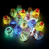 Oso de Peluche Luminoso Grande Accesorio DIY Llavero de Pegamento de Crema Hecho a Mano Colgante para Cadena de Teléfono