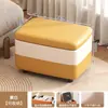 Banqueta para Uso Doméstico na Entrada para Trocar de Sapatos, Banqueta Simples Moderna com Armazenamento, Banqueta de Mesa de Centro para Sala de Estar, Banqueta para Apoiar os Pés do Sofá, Banqueta Baixa