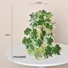 Verdor Artificial de Pared Transfronterizo con Red Blanca, Planta Perenne en Forma de Corazón, Enredadera de Pared, Planta Verde Artificial para Decoración de Pared