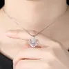 Fonte de Ornamento corrente de clavícula do Coringa simples fábrica direta joias banhadas a prata japonesa e coreana pingente em forma de coração
