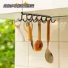 Arte de Hierro sin Taladro Transfronterizo Colgador Doble Fila Portavasos Organizador de Almacenamiento de Tazas Fábrica de Origen de Cocina Venta al por Mayor