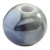 Acessórios para Joias DIY Forno de Galvanoplastia Contas Redondas de Cerâmica Acessórios para Pulseira de Roupa Contas com Furo Grande Material para Pulseira de Contas Soltas