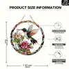 Adorno colgante de pájaro pequeño de acrílico para sala de estar y patio, superventas transfronterizo, decoración de escena festiva, adorno colgante, regalo