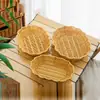 Cesta de petiscos em imitação de rattan para batatas fritas, amendoim, melão e sementes. Ideal para armazenar lanches, frutas e legumes.