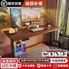 Mesa de Escritório Elétrica Ajustável em Altura de Madeira Maciça Mesa de Computador Quarto de Casa Mesa de Escritório Bancada Ajustável em Altura Mesa de E-sports Mesa de Estudo