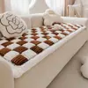 Cojín de sofá de franela transfronterizo, para todas las estaciones, patchwork hecho a mano, lavable, lavable a máquina, cojín para ventanal, personalizable