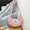 2025 Nueva Bolsa Cruzada Casual Ligera para Niños Diseño Nicho Casual Moda Bolso de Hombro Color Sólido Bolsa Dumpling