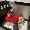 Bolso de Moda para Mujer, Bolso de Hombro de Media Luna de Tendencia Nicho, Bolso de Hombro de Alta Calidad y Estiloso, Bolso de Mano Versátil Casual