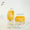 Mismo Estilo que el Anillo Trenzado de Filigrana Oro Arena para Mujeres de la Tienda de Oro Puzuo, Anillo de Dedo Índice de Moda Estilo Chino Lujo Ligero