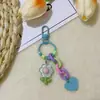 Chaveiro Criativo Colorido de Flor Tulipa Feito à Mão DIY Letra Pequeno Fresco Fofo Argola de Chaveiro Enfeites para Pendurar na Bolsa
