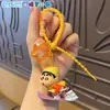 Chaveiro de Boneca Pequena Novo Original Crayon Animação Fofo Desenho Animado Casal Pingente Criativo para Bolsa Mochila Presente