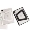 Capa com suporte de cor sólida e acabamento fosco para iPad 10ª/11ª geração, com slot para caneta, compatível com Air 8ª/7ª/6ª e Pro 13"
